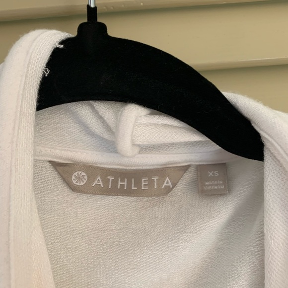 Athleta White Mindset Draped Modal Open Vest Cardigan - Picture 4 of 7